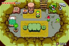 une photo d'Ã©cran de The Legend of Zelda - The Minish Cap sur Nintendo Game Boy Advance